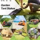 thumbnail image 3 of Xiao Hua Estaca para Tienda de Campaña de 10 Piezas de Aleación de Aluminio, Clavo Ligero para Jardín de Acampar, Clavo Metálico para Tienda con Gancho, Adecuado para Acampar, Tienda, Jardinería y, 3 of 4