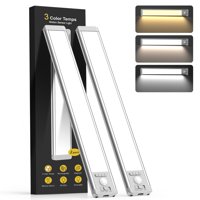 Lámpara Para Debajo Del Armario Mcgor, 10 Pulgadas, 3 Colores, Temperaturas, Paquete De 2