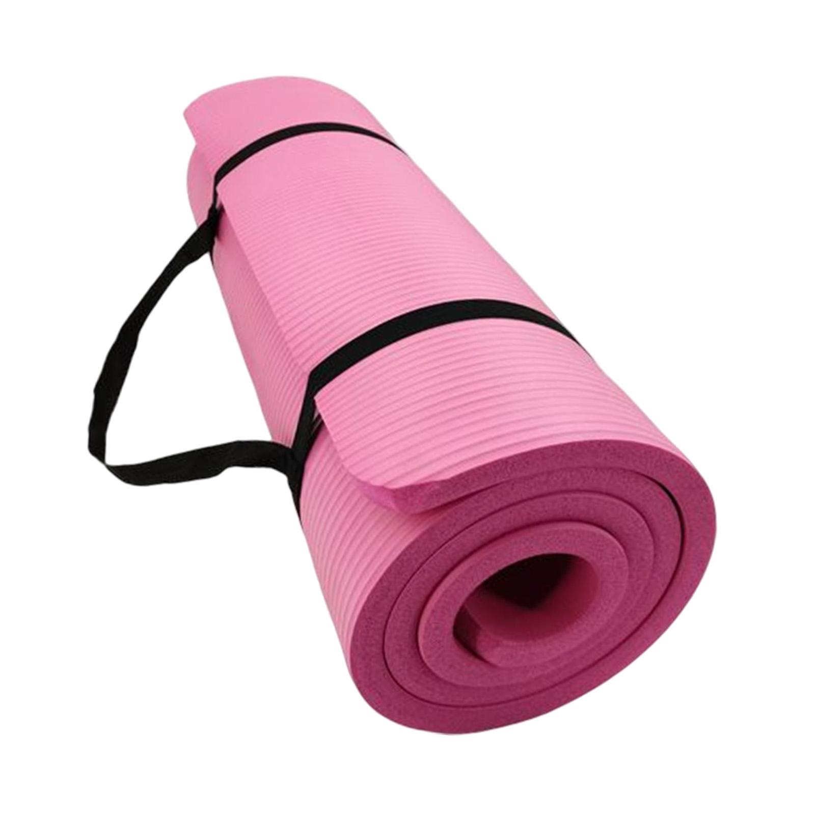 Magideal - Estera De Yoga Estera De Ejercicio De Alta Densidad Fitness Antideslizante Hombres Mujeres Cojín De Yoga Cojín De Piso De Baile Para Entrenamiento Al 183Cmx61Cmx1.5Cm