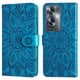 thumbnail image 1 of Funda tipo cartera FOXDOCK para OPPO A79 5G , diseño girasol en relieve, cuero PU, cierre magnético, soporte y tarjetero, 1 of 5