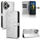 thumbnail image 3 of Funda Cartera Lunares TCL NxtPaper 70 Pro con Tarjetero, Correa y Soporte Plata, 3 of 6
