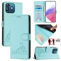Funda Tipo Cartera Foxdock Para Oukitel C53 Con Soporte, Ranuras, Rfid, Diseño De Gato