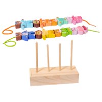 Bothyi - Animal Stringing Threading Beads Toy Juguetes Sensoriales Para Niños De 1 2 3 4 Años