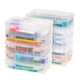 thumbnail image 1 of Estuches para lápices IRIS USA, paquete de 10 unidades, de plástico transparente, tamaño mediano, 1 of 7