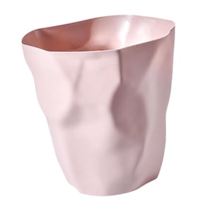 Magideal - Papelera, Cesta De Papel De Desecho, Decoración Del Hogar, Papelera Decorativa Sin Tapa, Papelera Para Sala De Estar, Lavandería, Artesanía Casera, Ha Rosa