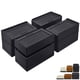 thumbnail image 1 of Elevadores De Cama Rectangulares De 7 6 Cm Resistentes Paquete De 4 Unidades Color Negro, 1 of 7