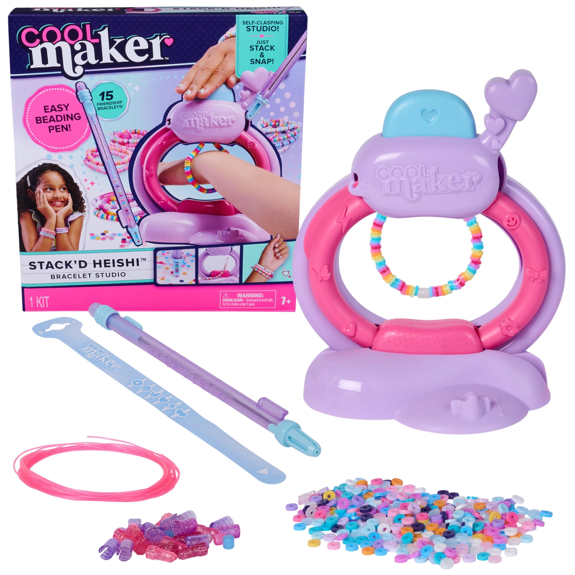 Kit De Manualidades Cool Maker Stack’d Heishi Para Pulseras Con Cuentas