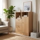 thumbnail image 2 of Armario Organizador de Baño Madera con Cajones Puerta y Repisas para Espacios Modernos 60x30x80cm, 2 of 6