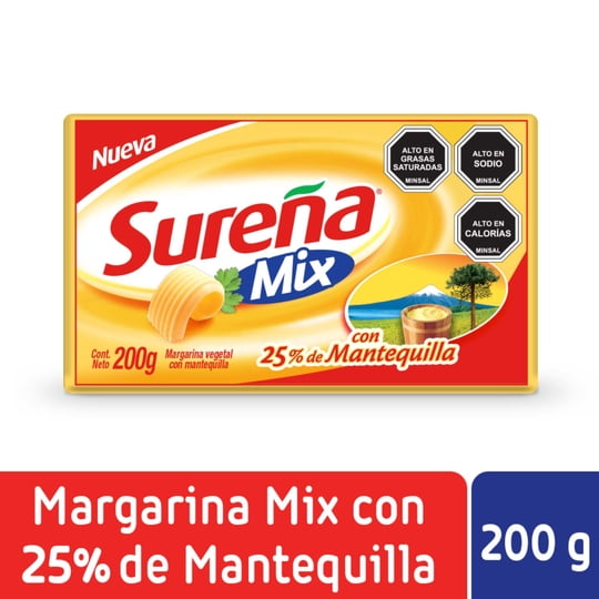Margarina Mix Tradicional 200 g Sureña