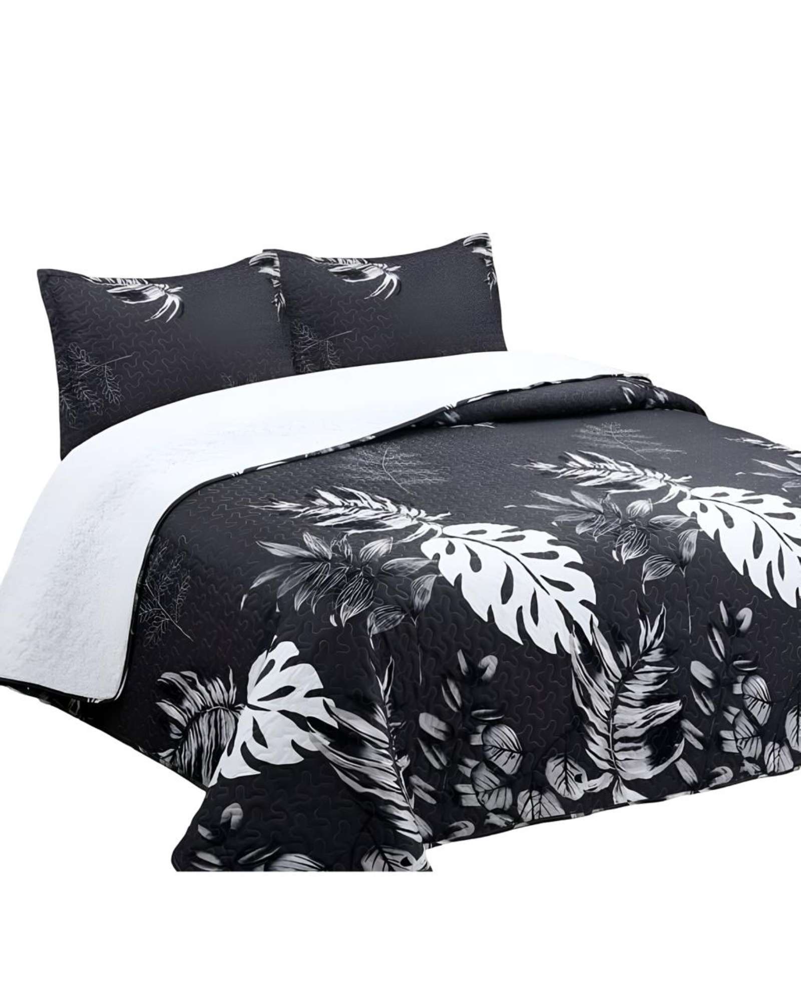 Genérico - Cubrecama Quilt Sherpa King 250X270 13