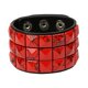 thumbnail image 1 of Pulsera De Puño, Regalos Para Novio, Pulsera Gótica Para Adultos, Graduación, Halloween, Rojo, 1 of 3