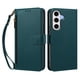 thumbnail image 1 of Funda Tipo Billetera para samsung galaxy S24 FE con Soporte y Bolsillo con Cierre Verde, 1 of 1