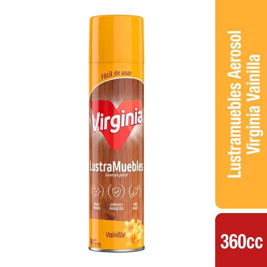 Lustra Muebles Aerosol Vainilla Lata 360 cc Virginia