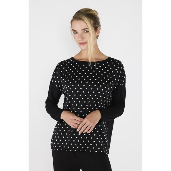 Polera Maca Negro negro S