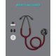 thumbnail image 2 of Estetoscopio Clairre de un solo cabezal para médicos y enfermeras, color borgoña, 2 of 8