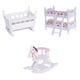 thumbnail image 4 of 1/12 Casa De Mu?ecas Muebles En Miniatura Litera Cuna Caballo Mecedora Conjunto Dormitorio, 4 of 5