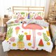 thumbnail image 1 of Flamingo series 3 Quilt Duvet Cover Set Comforter Cover Soft Bedding3-Piece Bedding Set, 1 of 5