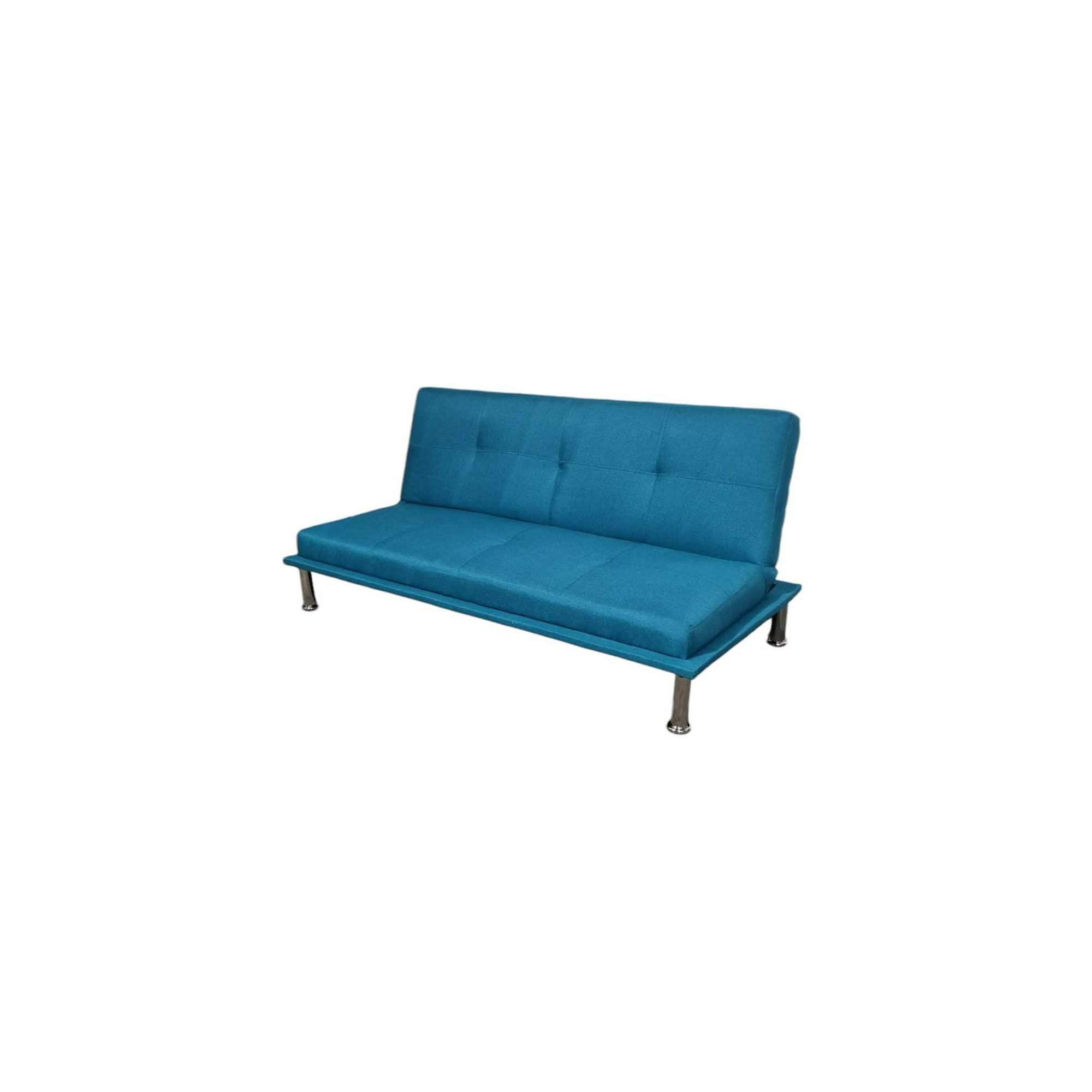 Diseños Valestrini - Sofa Cama Lino Turquesa