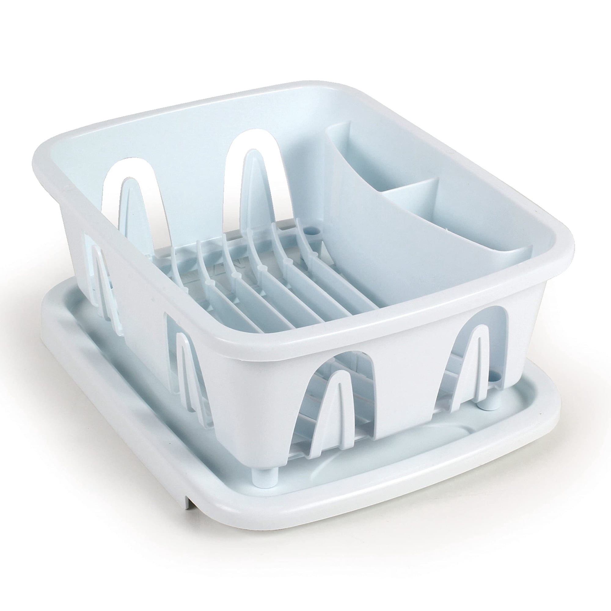 Escurridor De Platos Camco Rv Mini Con Bandeja Blanca, Diseño Compacto