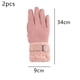 thumbnail image 2 of Guantes de invierno para mujer, resistentes al frío, para usar con pantalla táctil y enviar mensajes de texto., 2 of 5