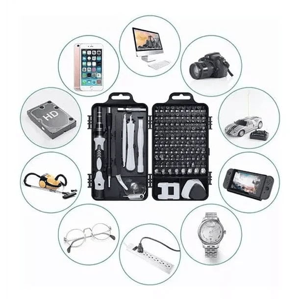 Leon Import - Set 138 Pcs Destornilladores Precisión Torx Magnéticos