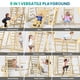 thumbnail image 3 of Parque Infantil Interior BlueWood Mejorado 9 en 1 Jungle Gym Kids, 3 of 3