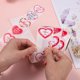 thumbnail image 4 of 500 pegatinas para el Día de la Madre de 1,5 pulgadas, con forma de corazón, autoadhesivas, con diseño floral, para decorar sobres., 4 of 7