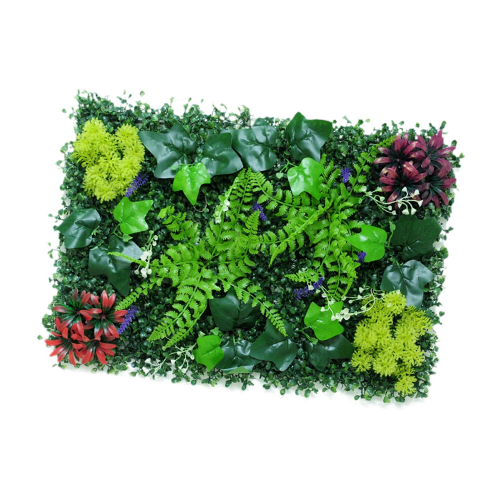 Bothyi - Panel De Pared De Plantas Artificiales, Panel De Pared De Hierba Sintética Para Patio Trasero, Fiesta De Boda, Estilo A