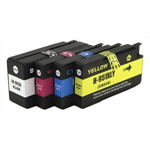 Aps - Pack 4 Tintas 950Xl 951Xl Alto Rendimiento Para Hp 251Dw 276