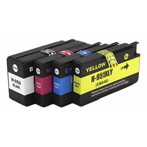 Aps - Pack 4 Tintas 950Xl 951Xl Alto Rendimiento Para Hp 251Dw 276