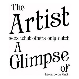 Rienda Libre Graphics - Decomural The Artists Sees... Leonardo Da Vinci Ws-44102