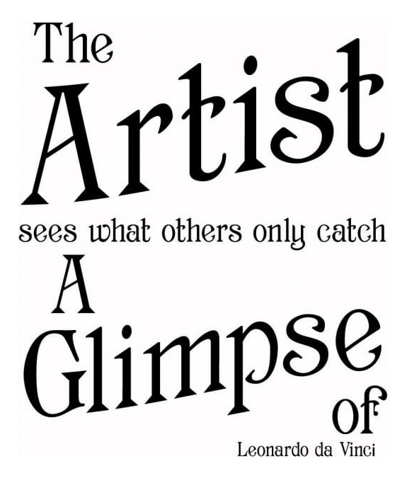 Rienda Libre Graphics - Decomural The Artists Sees... Leonardo Da Vinci Ws-44102