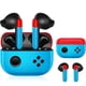 thumbnail image 1 of Auriculares Inalámbricos AARONMEI Bluetooth 5.3 Rojo Azul, 1 of 3