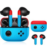 Auriculares Inalámbricos Aaronmei Bluetooth 5.3 Rojo Azul