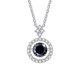 thumbnail image 1 of Collar de Moissanita para Mujer 1 Uds Corte Redondo Color D VVS1 Collar de Diamante de Plata Esterlina 925 Colgante de Moissanita para Mujer con Certificado, 1 of 9