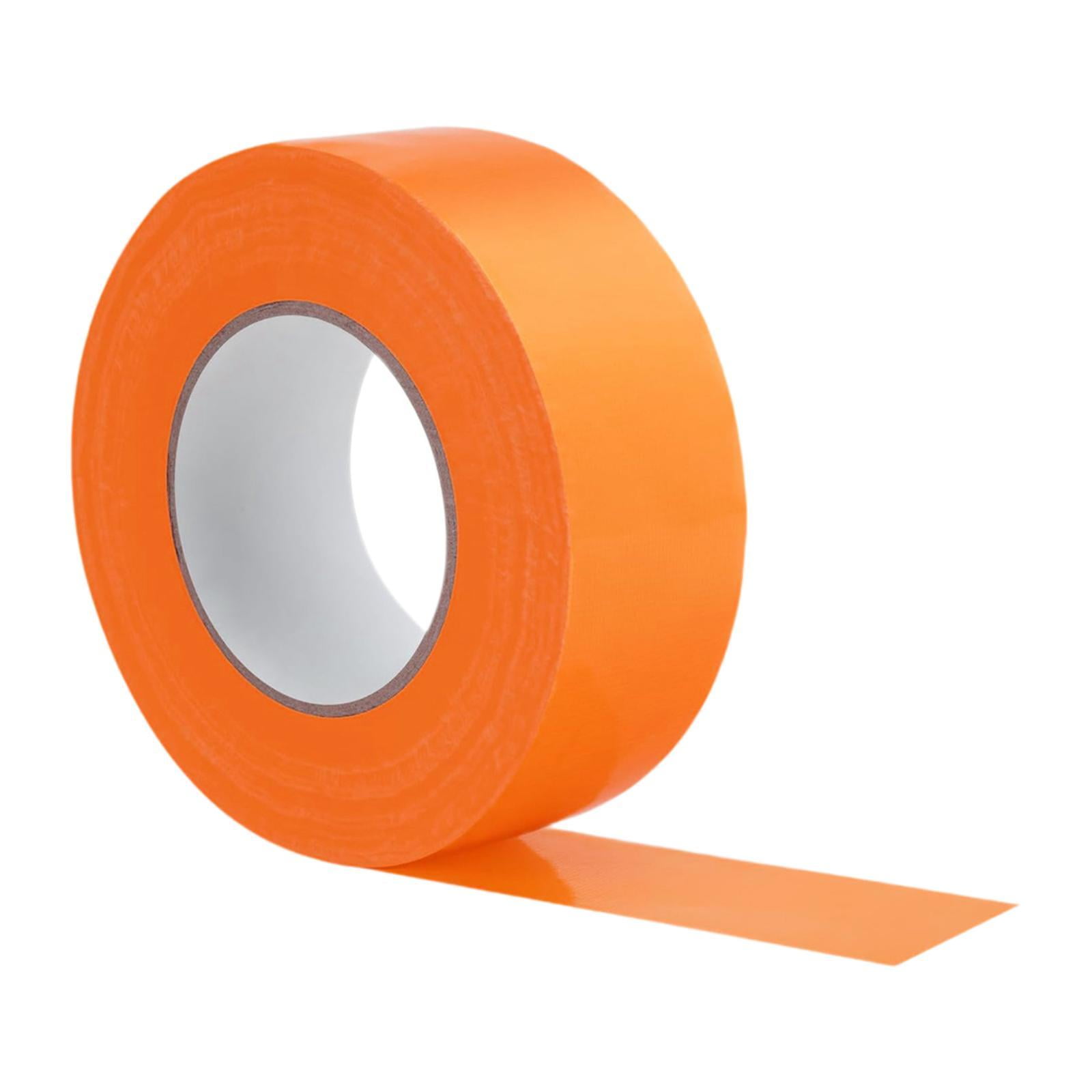 Magideal - Cinta De 20 M Para Canchas De Pickleball, Cinta Para Bádminton, Suministros Temporales, Cinta De Marcado Resistente Al Desgaste, Cinta De Señalización Naranja