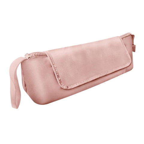 Ioensy - Bolsa De Viaje Para Herramientas Para El Cabello Y Tapete Resistente Al Calor Diseño 2 En 1 Para Alisadores Rosa