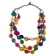 thumbnail image 1 of Collar Bohemio Collar Babero Collar De Cuentas De Madera Para Mujer Dama Boda Color Mezclado, 1 of 5