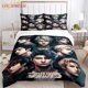 thumbnail image 1 of Stray Kids Kpop Quilt Duvet Cover Set Bedspread Comforter Cover3-Piece Bedding Set, 1 of 5