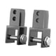 thumbnail image 4 of 2 piezas Dispositivo de elevación Almohadilla Amortiguador de extensión de altura con tornillos Piezas de repuesto universales Amortiguador trasero de Gris, 4 of 5