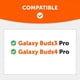 thumbnail image 2 of Puntas de espuma de memoria WC para Galaxy Buds 3/4 Pro (S/M/L), 2 of 8