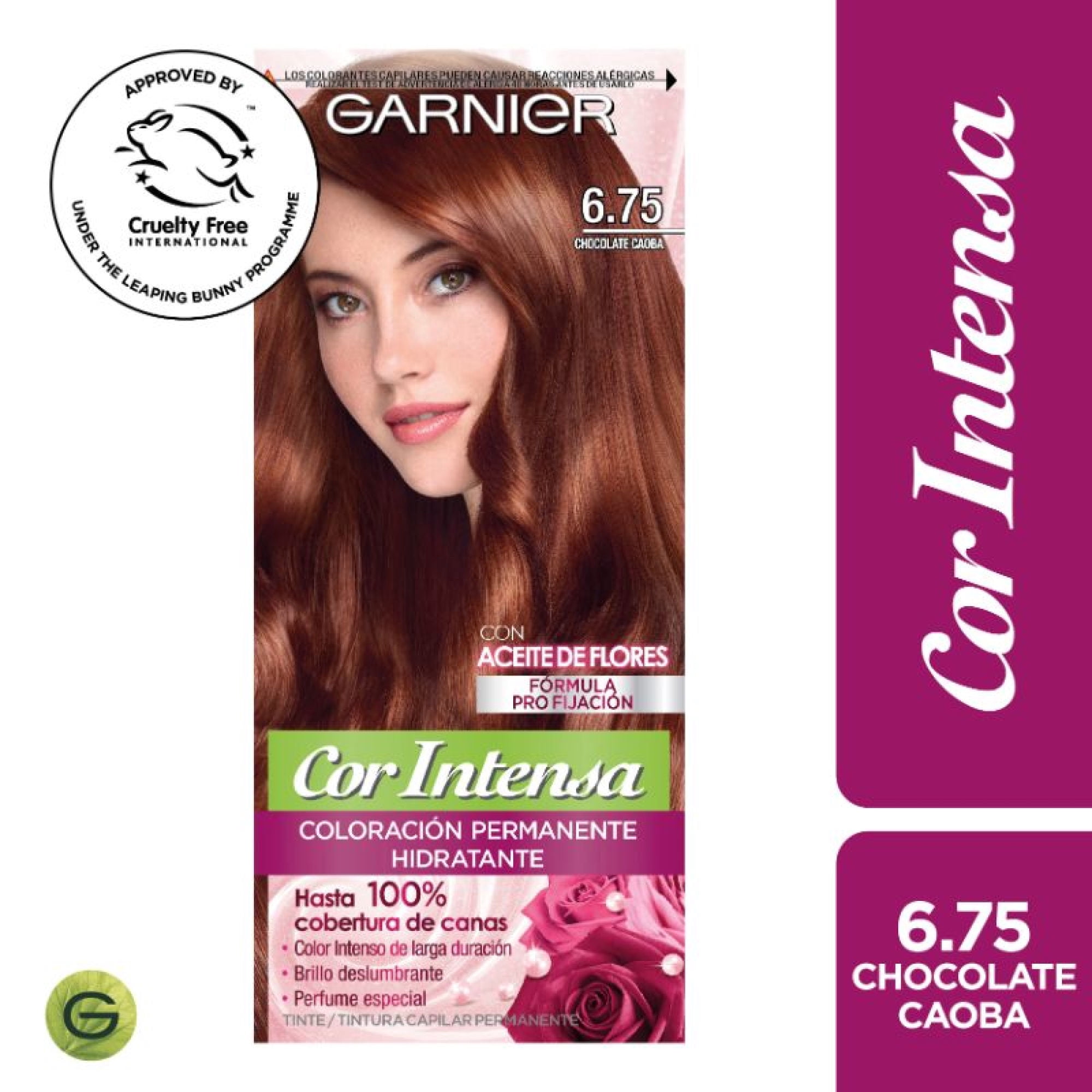 Coloración Cor Intensa Garnier Cabello 6.75 Chocolate Caoba