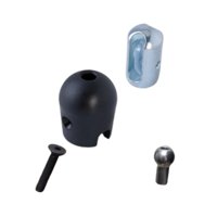 Magideal - Máquina De Cable Para Gimnasio, Tope De Pelota De Cable, Máquina De Cable Con Pesas, Juego De Poleas De Cable Para Tendedero, Accesorios De Entrenamie