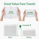 thumbnail image 3 of Toallas Faciales Desechables Vinda 50 unidades 25 × 30 cm, 3 of 7