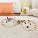 thumbnail image 5 of Set de tren de madera SainSmart Jr. para niños pequeños con rieles de doble cara, 5 of 7