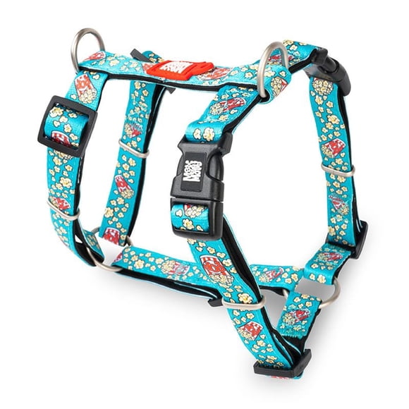 Arnés Para Perro Talla S Ajustable Diseño Popcorn