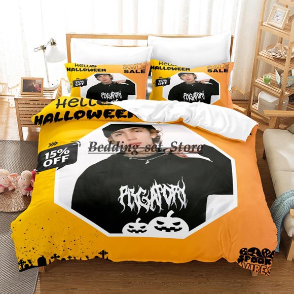 Vinnie hacker Merch Bedding Set Bed Set Aldult Kid Bedroom Duvetcover Sets Bed Sheet Set
