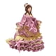 thumbnail image 1 of Casa De Mu?ecas Mu?ecas De Porcelana En Miniatura Dama Victoriana Falda Drapeada Púrpura, 1 of 5