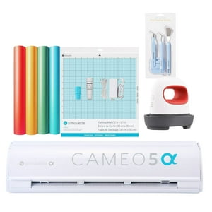 Nuevo Kit Inicio Silhouette Cameo 5 Alpha White + Plancha Mini