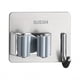 thumbnail image 3 of Organize Your Space with our SUS304 Stainless Steel Mop Broom Holder - No Drill, Self Adhesive, Heavy Duty Hook Hanger, Wall Hanging Storage Rack for Bathroom, Kitchen, and Office - Available in 1/4pc, 3 of 4